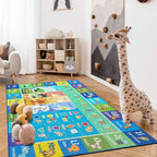 Macgace ABC Kids Rug for Playroom, 5x7 Washable Classroom Area Rugs, Toddler - Image 4