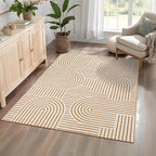 ROYHOME Washable Rug 4x6 Area Rugs by ROYHOME