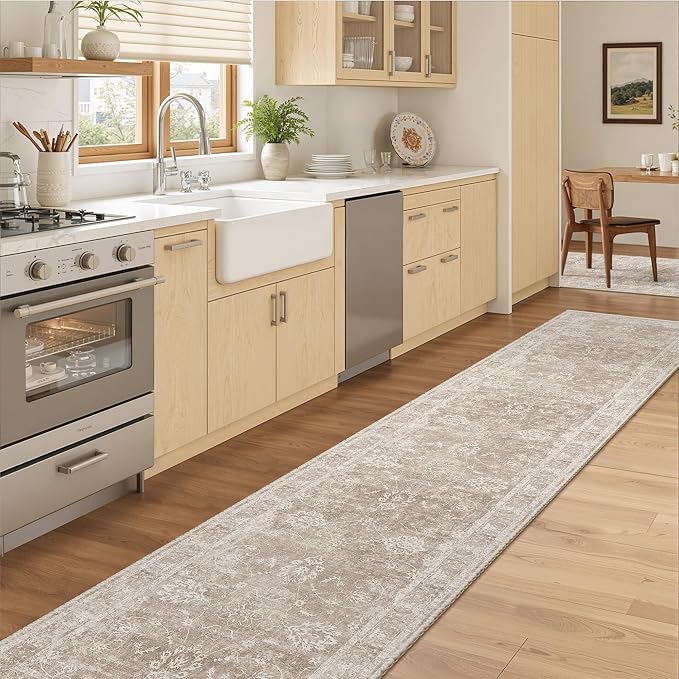 Madane Runner Rug 2x12 for Hallway, Kitchen Non-Slip Runner Rug - Image 2