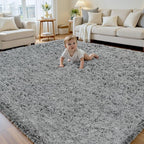 6x9 Area Rug for Living Room, Ultra Soft Fluffy Shag Rugs for Bedroom, Non-Slip by Yidanamy
