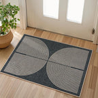 Lahome Enfys Rainbow Indoor Door Mat, Farmhouse Non Slip Non Shedding by Lahome