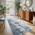 2x6 Ft Washable Runner Rug, Non-Slip Low Pile Hallway Kitchen Area Rug by Cuzwlovita