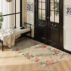 Lahome Floral Entryway Rug, 2x4 Washable Fall Kitchen Rug Ultra-Thin, Soft - Image 2
