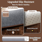 Amdrebio Dark Brown Rug 4Ft for Bedroom, Round Fluffy Shag Plush Area Rugs for - Image 7