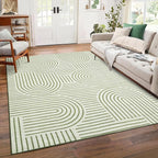 ROYHOME Washable Rug 8x10 Area Rugs by ROYHOME