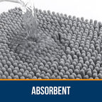 OLANLY Large Bathroom Rugs 47x32, Extra Soft Absorbent Chenille Bath Rugs - Image 4