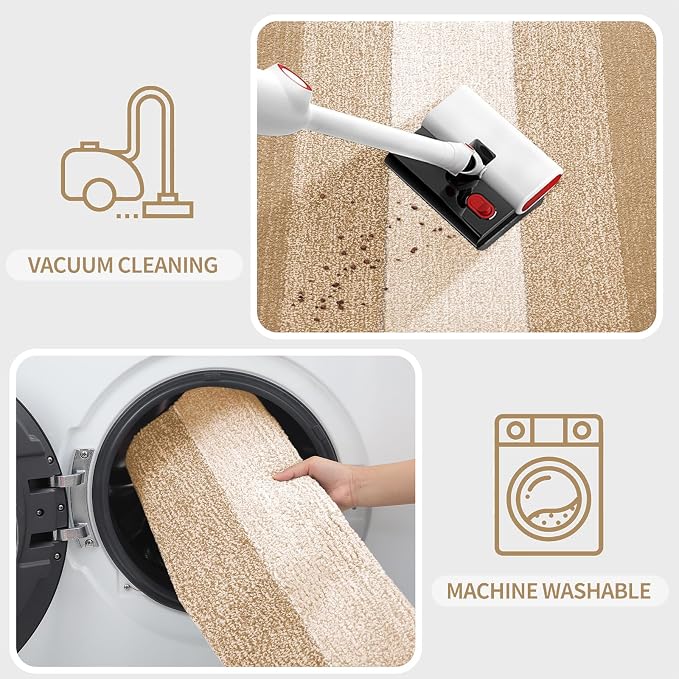 Kitinjoy Indoor Outdoor Door Mat, 50x30 Non-Slip Absorbent Dirt Trapper - Image 5