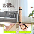 Gogokiwi Large Yoga Mat – 1/4" & 1/2" Thick Exercise Mats - Image 5