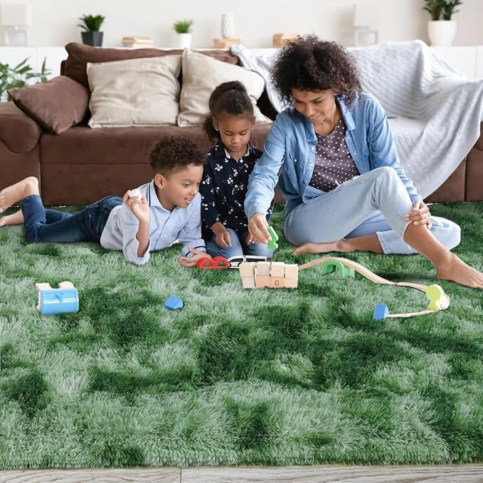 5x7 Fluffy Fuzzy Area Rug for Living Room Bedroom, Ultra Soft Rugs for Living - Image 7