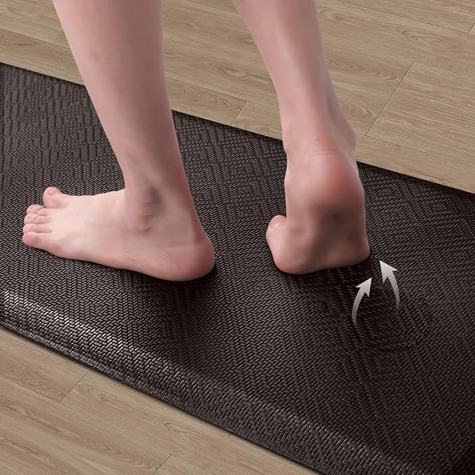 Mattitude Kitchen Mat Cushioned Anti-Fatigue Floor Mat Water Resistant Non-Slip - Image 3