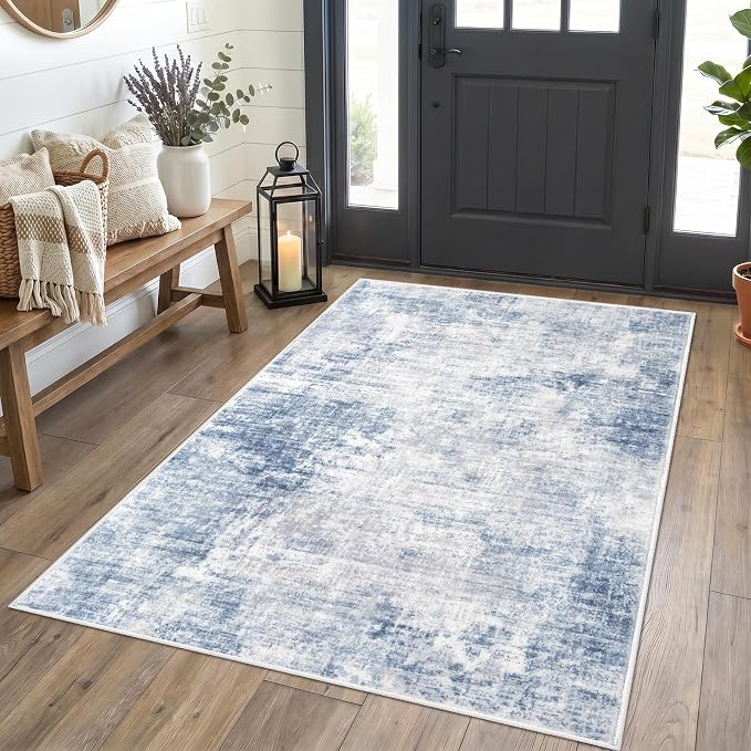 IOHOUZE Abstract Area Rug 4x5 Ft Washable Rugs by iOhouze