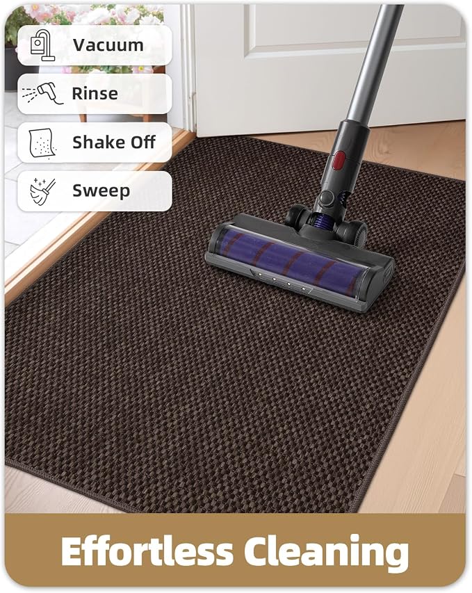 Color&Geometry Ultra-Thin Indoor Door Mat, Washable Doormat - Image 8