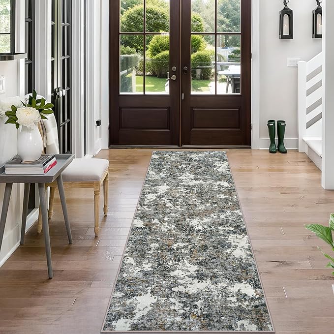 Runner Rug 2'6''x8' Washable Runner Rug: Machine Washable Kitchen Area Rug - Image 3
