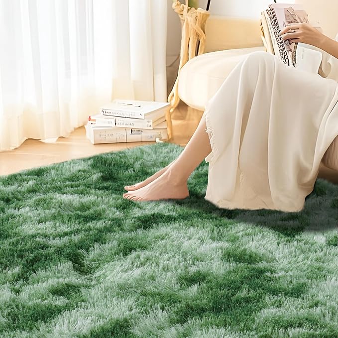 Area Rugs 9x12 for Living Room, Ultra Soft Fluffy Rugs for Bedroom, Non-Slip - Image 6