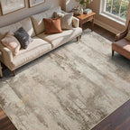 5x7 Ft Abstract Area Rugs for Living Room, Soft Non-Slip Modern Washable Rugs by Cuzwlovita