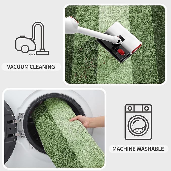 Kitinjoy Indoor Outdoor Door Mat, 70x32 Non-Slip Absorbent Dirt Trapper - Image 5