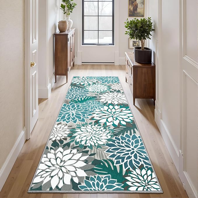 Colorful 2x6 Washable Runner Rug - Image 6