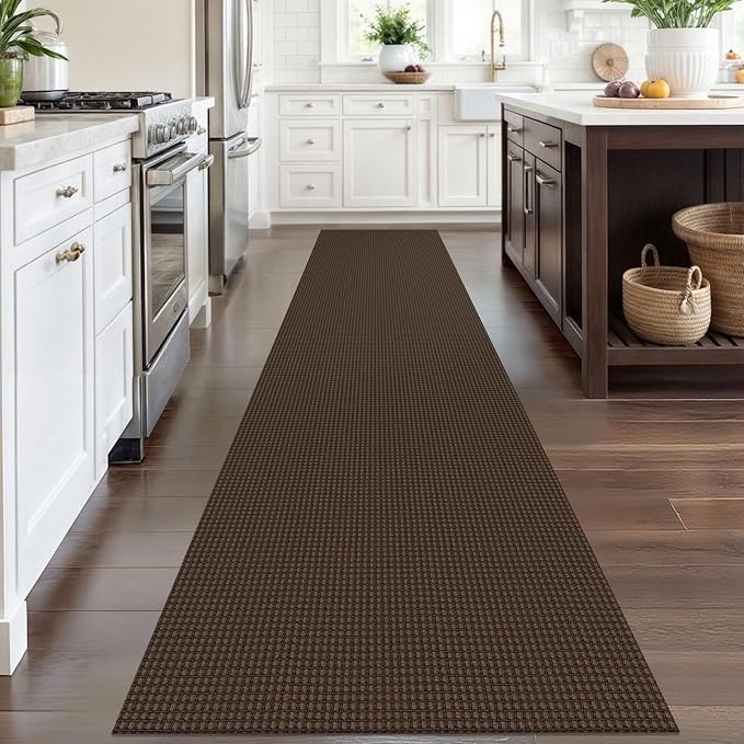 IOHOUZE Washable Runner Rug 2.6x12 Non Slip Rubber Backed Extra Long Hallway - Image 7