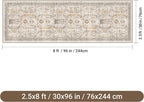 befbee 2.6'x8'Non Slip Runner Rugs - Image 2