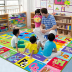 Kids Rug for Playroom, ABC Carpet Educational Play Mat for Kids, Preschool Rugs - Image 5