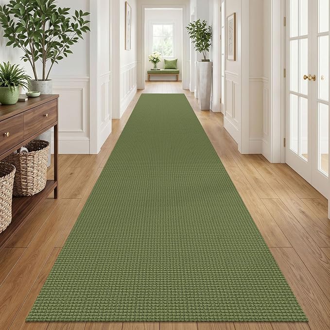 IOHOUZE Washable Exrea Long Hallway Runner Rug 3x18 Non Slip Rubber Backed by iOhouze