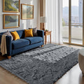 Fluffy Rug Shag Area Rug, Small Bedside Rug, Soft Fluffy Shag Entryway Throw by Yongyangjuxi