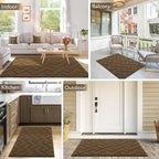 hicorfe Dirt Trapper Indoor Doormat, Non Slip Backing Washable Door Mats - Image 8
