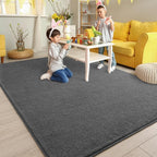 Pettop 6x9 ft Dark Grey Area Rugs - Image 5