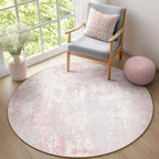 RELEANY Washable Area Rugs 8ft Non-Slip Modern Abstract Soft - Image 4
