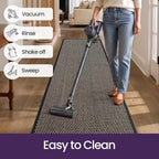 DEX Hallway Runner Rug 2'4''x8, Non Slip Rubber Backing Inside Entryway Carpet - Image 5