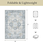 GENIMO Outdoor & Indoor Area Rug 10'x14', Waterproof, Non-Shedding, Easy - Image 2
