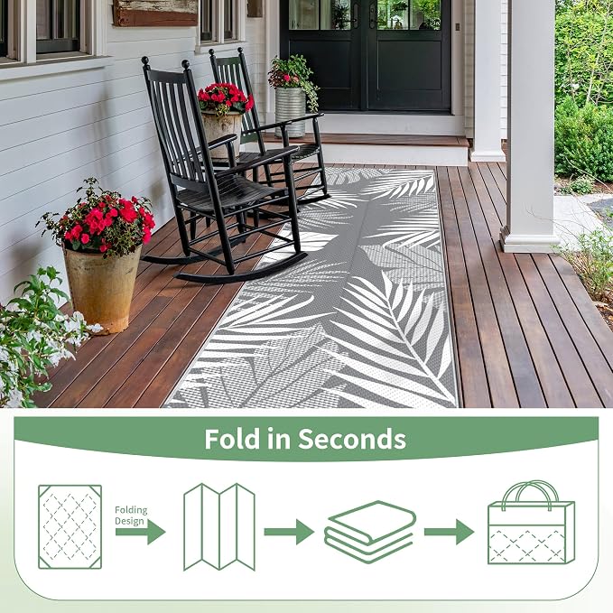 GENIMO Outdoor Rug 2.5' x 8' Waterproof - Image 6