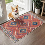BESTSWEETIE Area Rug 2x4 Rug Machine Washable Non-Slip Low Pile Print Pattern by BESTSWEETIE