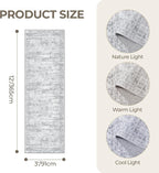 3x12 Runner Rug for Hallway, Non-Slip Long Bathroom Rugs Runner for Kitchen - Image 2