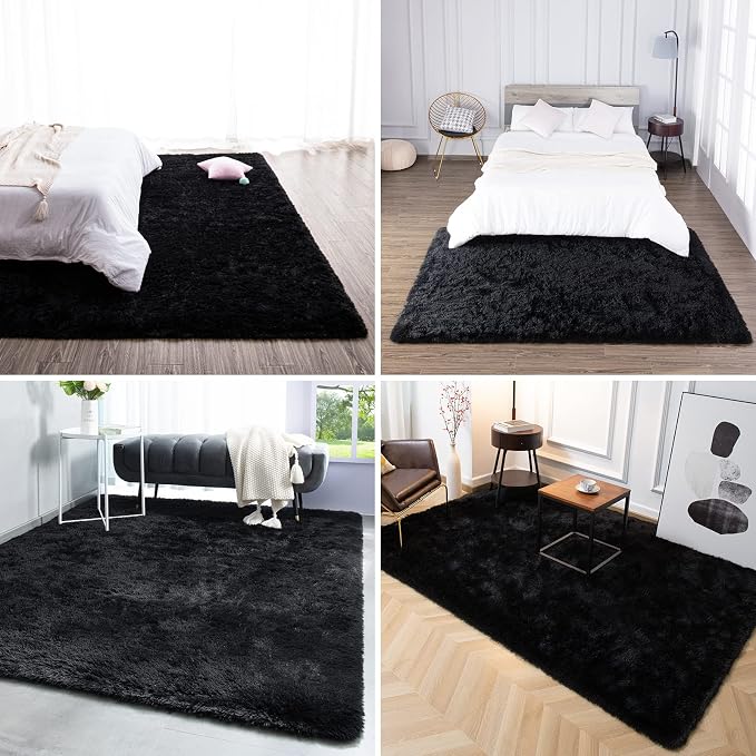 TWINNIS Super Soft Shaggy Rugs Fluffy Carpets 9x12 Feet, Indoor Modern Plush - Image 5
