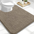 OLANLY Toilet Rugs U-Shaped 24x20, Extra Soft Absorbent Chenille Contour by OLANLY