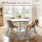 DMOYEST 6ft Round Area Rug Living Room Rugs - Image 4