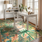LIVEBOX Washable Jungle Animal Print 6 x 9 Area Rug - Image 3
