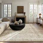 Machine Washable Rugs for Living Room: 5x7 Area Rugs for Bedroom Boho Vintage - Image 2