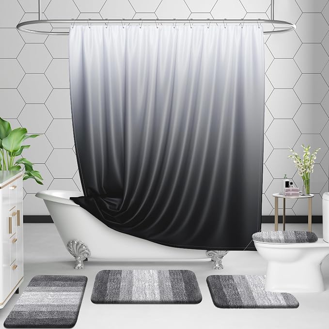 OLANLY Luxury Toilet Rugs U-Shaped 24x20, Extra Soft and Absorbent Microfiber - Image 3