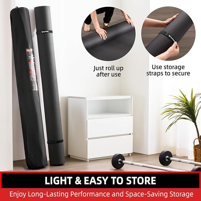 Extra Large Yoga Mat – 72"x48" or 78"x57", 1/4"–1/2" Thick Mat - Image 7