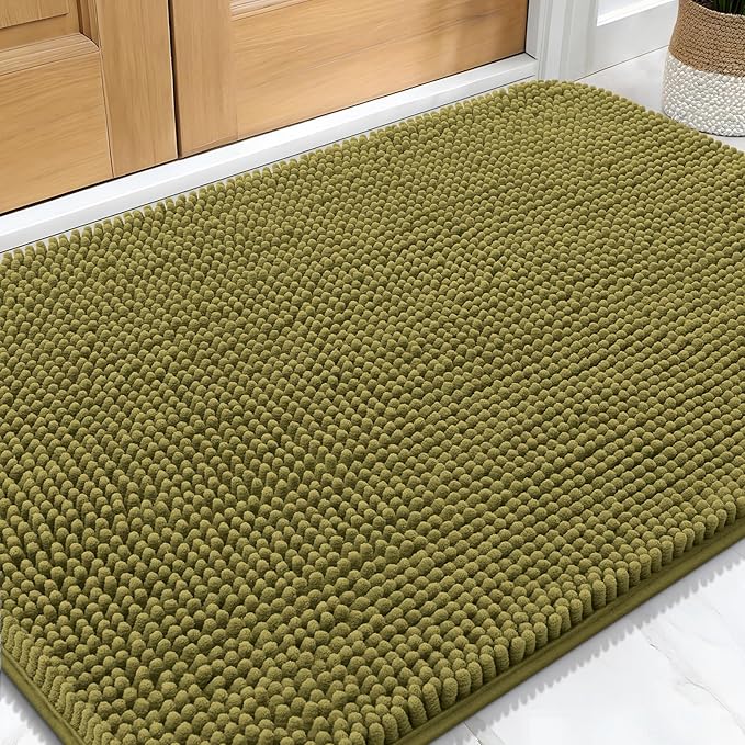OLANLY Dog Door Mat for Muddy Paws 34x21, Absorbs Moisture and Dirt, Absorbent by OLANLY
