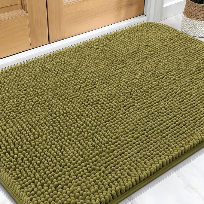 OLANLY Dog Door Mat for Muddy Paws 32x20, Absorbs Moisture and Dirt, Absorbent by OLANLY