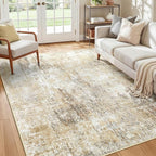 RELEANY Washable Area Rugs 5'x7' Non-Slip Modern Abstract Soft by RELEANY
