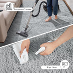 yongyangjuxin Fluffy Rug Shag Area Rug, Light Grey 10x14 Area Rugs - Image 7