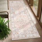 CAPALOCA Machine Washable Rugs Nursery Rug 2x6 Cute Girl Non Slip Low Pile by CAPALOCA