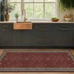 2x6 Turkish Kitchen Runner Rugs Non Skid Washable - Image 9