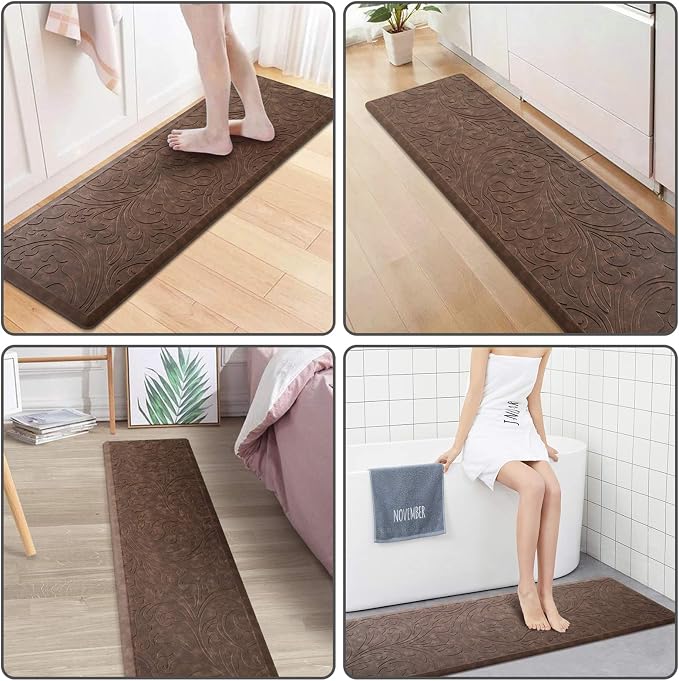 KMAT Kitchen Mat Cushioned Anti-Fatigue Waterproof Non-Slip Standing Mat - Image 4