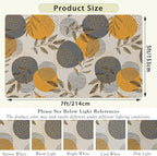 SPUNKER Bohemain Leaves Area Rug 5x7 Rugs - Image 2