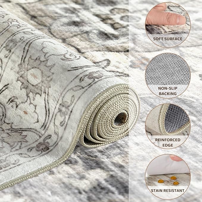 8x10 Washable Area Rug - Image 3